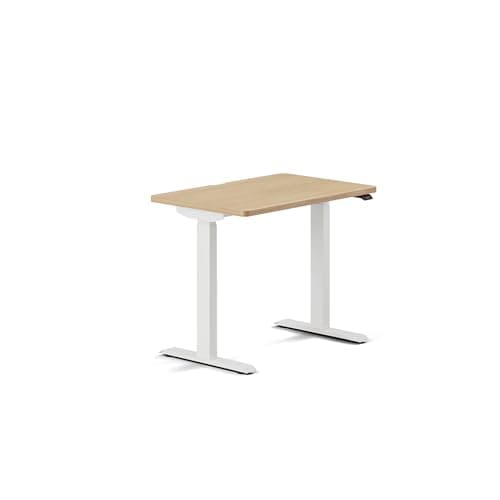 Branch Duo Standing Desk 36 Inches, White Base / Woodgrain Top