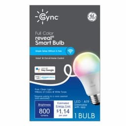 GE Cync Reveal Full Color A19 Smart Bulb (4-Pack)