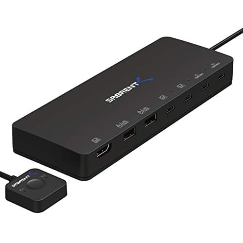 Sabrent 2-Port USB-C KVM Switch (USB-KCPD)