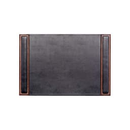 DACASSO Walnut & Leather Desk Pad