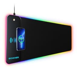 Schkner RGB Gaming Mouse Pad with Wireless Charging 15W 800x300mm