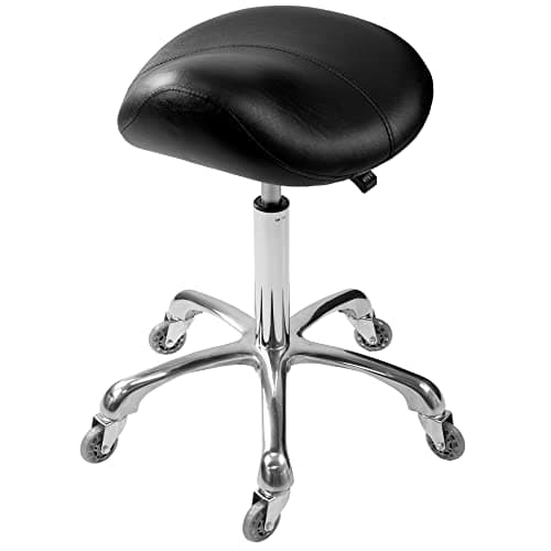 VIVO Saddle Stool with Wheels (CHAIR-S03SD)