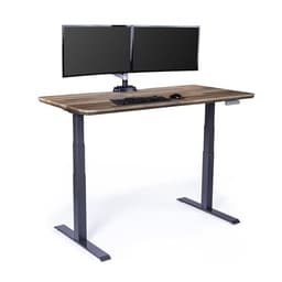 Vari Classic Electric Standing Desk 60x30, Reclaimed Wood/Slate
