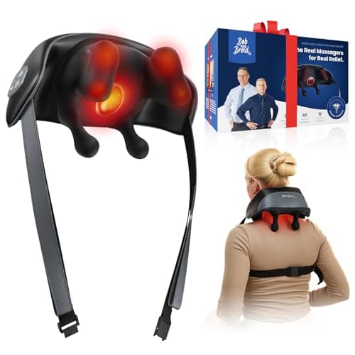 BOB AND BRAD iNeck Pro Cordless 4D Shiatsu Neck Massager with Heat