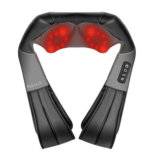 Nekteck Shiatsu Neck Massager with Heat