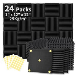 Focusound 24-Pack Wedge Panels 1" with Adhesive