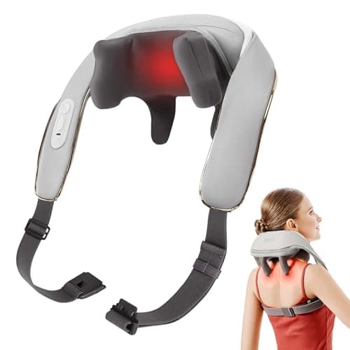 SKG 2025 Neck Massager H5 Mini, 6D Kneading with Heat