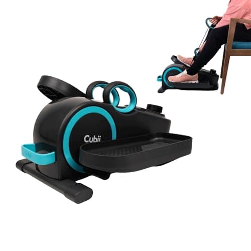 Cubii Total Body Under Desk Elliptical Bike with Upper Body Resistance Bands