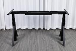 ApexDesk Quattro Dual Motor Electric Adjustable Standing Desk Frame Only (Black)