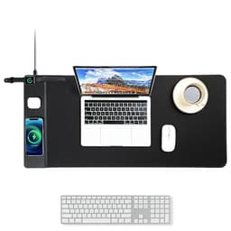 VOVIPO 3-in-1 Wireless Charging Mouse Pad with Watch Zone 90x40cm