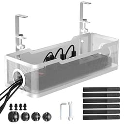Cinati No-Drill Under-Desk Cable Tray