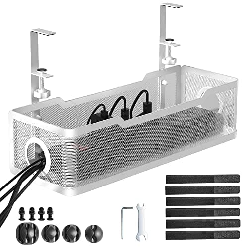 Cinati No-Drill Under-Desk Cable Tray