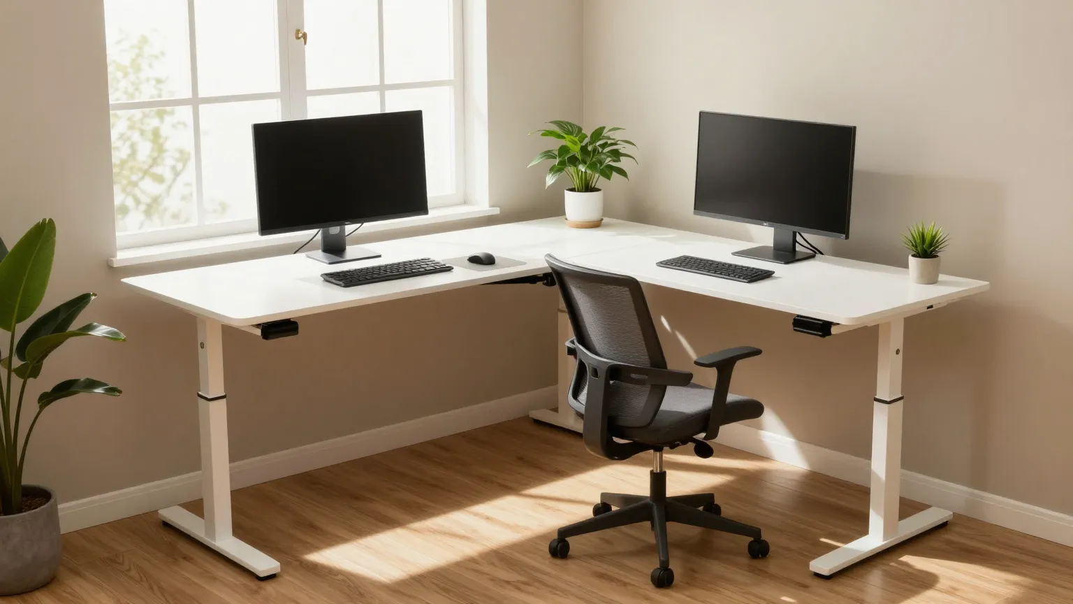 Best L-Shaped Standing Desks 2026 hero image