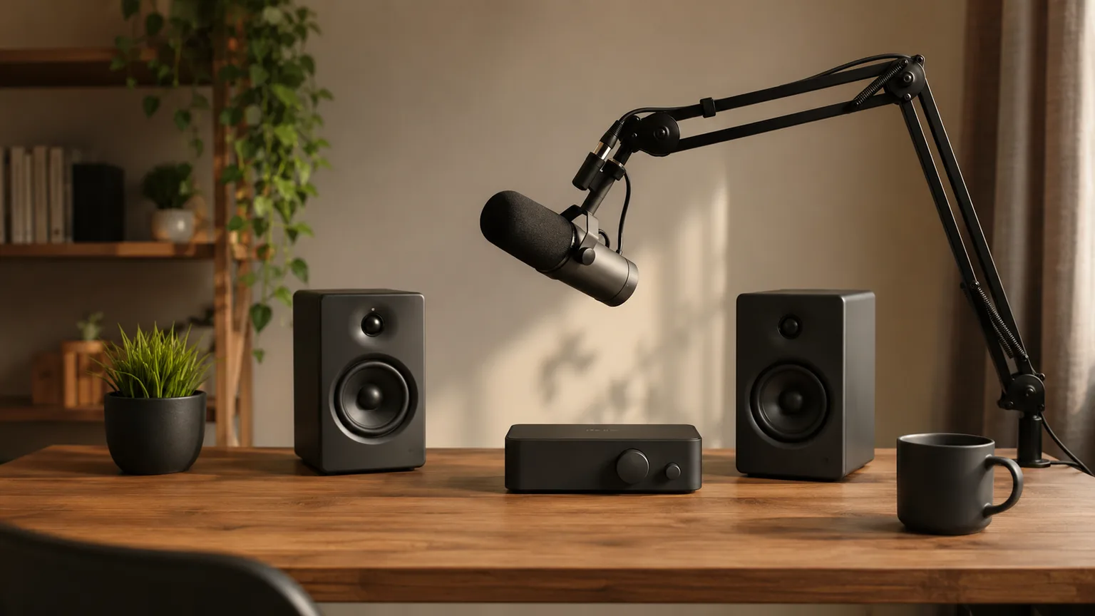 Podcast Home Studio Setup hero image