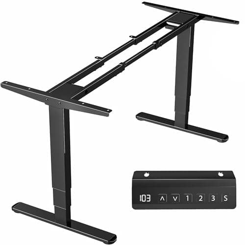 VIVO Electric Dual Motor Stand Up Desk Frame, Frame Only, DESK-V103E (Black)